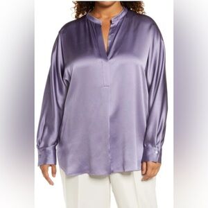 Vince XXL 100%silk blouse NWT